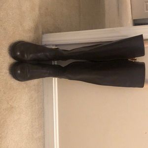 Brown Leather MK boot, knee boots